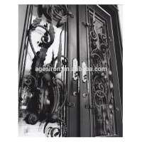 Best steel main door design/iron door grill design