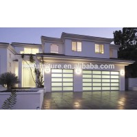 China Supplier Steel PU Foam Insulated Automatic Sectional Folding Garage Door with Pedestrian/Small Door