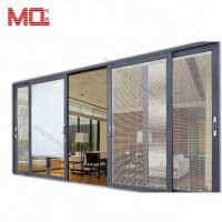 exterior 4 panel aluminum sliding door