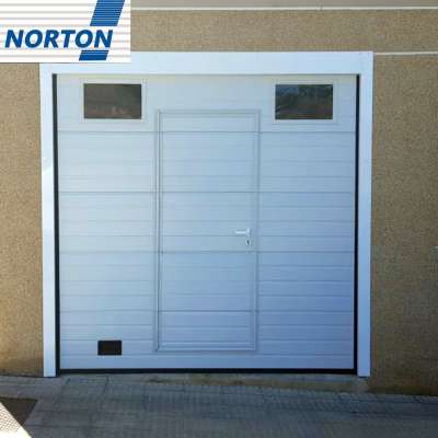 Residential Modern Garage Door With Pedestrian Door