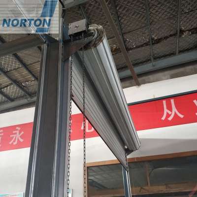 Manual Australian Style Steel Roll Up Door With Chain Hoist