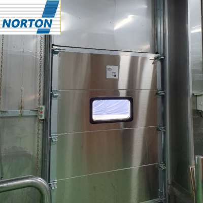 Factory Manufacturer Direct Sale Stainless Steel Industrial Sectional Door